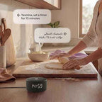 Smart Speaker, AI Buddy, Arabic and English, 12W Sound, LED Display, Compact Speaker f