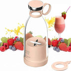 Portable USB Rechargeable Blender Bottle | 500ml Personal Smoothie Maker | Mini Juicer for Shakes & Fresh Juice