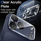 Camera Lens Protector for iPhone 17 Pro Max 6.9-Inch, 9H Tempered Glass, Anti-Scratch, Case F