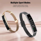 Smart Bracelet Fitness Tracker, Health Tracker Bracelet Water Proof for Women Men, Visuali