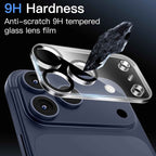 Camera Lens Protector for iPhone 17 Pro Max 6.9-Inch, 9H Tempered Glass, Anti-Scratch, Case F