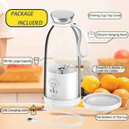 Portable USB Rechargeable Blender Bottle | 500ml Personal Smoothie Maker | Mini Juicer for Shakes & Fresh Juice