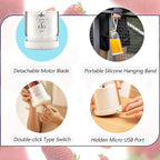 Portable USB Rechargeable Blender Bottle | 500ml Personal Smoothie Maker | Mini Juicer for Shakes & Fresh Juice