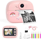 Digital Instant Print Camera for Kids | Educational Toy Camera with Selfie & Video