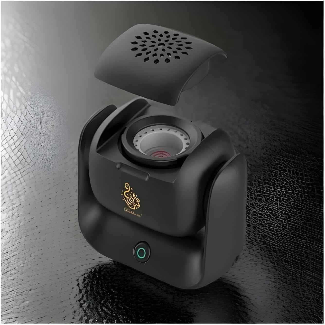 Portable Electric Bakhoor Burner | USB Rechargeable Oud Incense Burner | Smokeless Arabic Incense Diffuser for Home, Office & Car