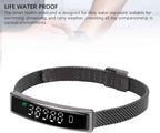 Smart Bracelet Fitness Tracker, Health Tracker Bracelet Water Proof for Women Men, Visuali