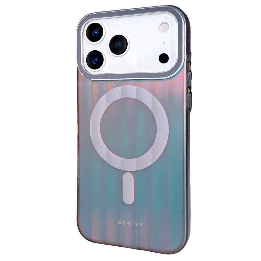 MagSafe Magnetic Shockproof Phone Case with Camera Lens Protection & Transparent Gradient Design for iPhone