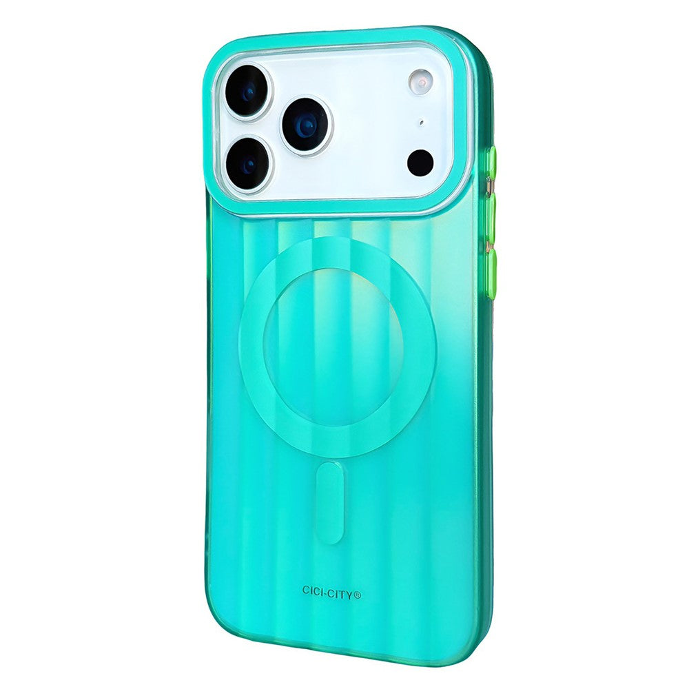 MagSafe Magnetic Shockproof Phone Case with Camera Lens Protection & Transparent Gradient Design for iPhone