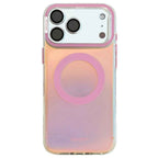 MagSafe Magnetic Shockproof Phone Case with Camera Lens Protection & Transparent Gradient Design for iPhone