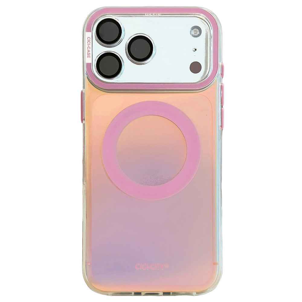 MagSafe Magnetic Shockproof Phone Case with Camera Lens Protection & Transparent Gradient Design for iPhone