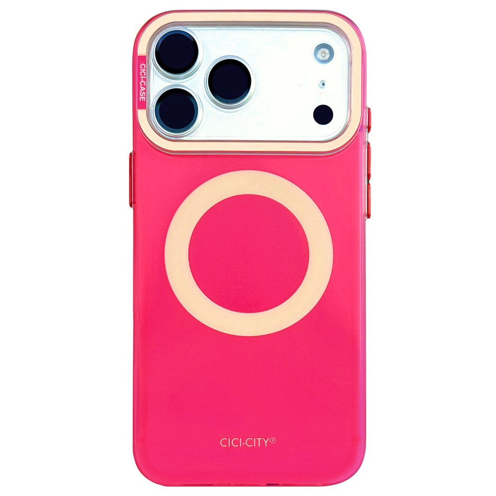 MagSafe Magnetic Shockproof Phone Case with Camera Lens Protection & Transparent Gradient Design for iPhone