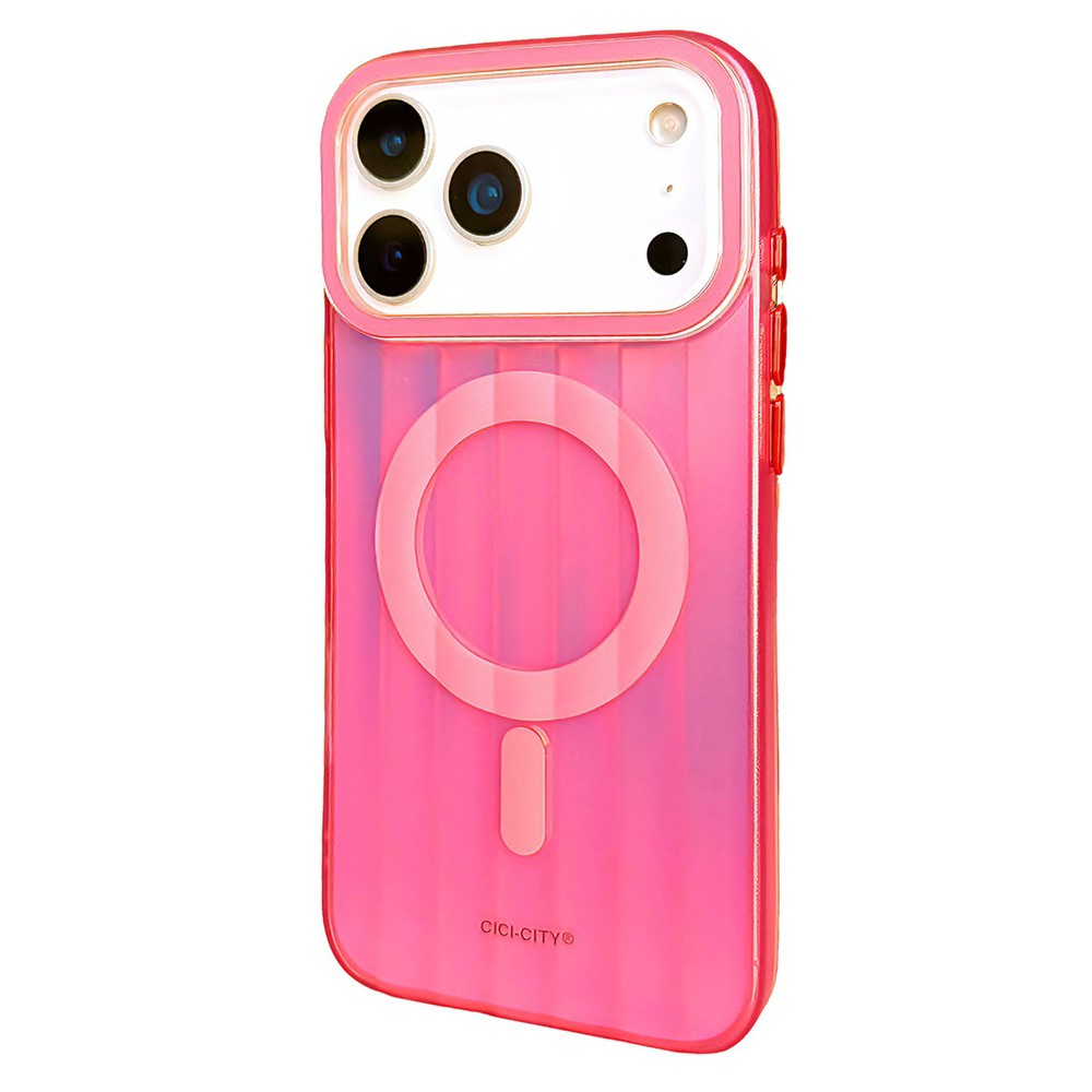MagSafe Magnetic Shockproof Phone Case with Camera Lens Protection & Transparent Gradient Design for iPhone