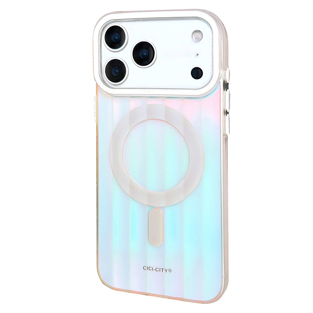 MagSafe Magnetic Shockproof Phone Case with Camera Lens Protection & Transparent Gradient Design for iPhone