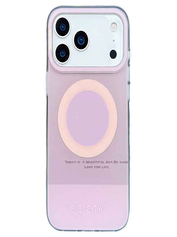 MagSafe Magnetic Shockproof Phone Case with Camera Lens Protection & Transparent Gradient Design for iPhone
