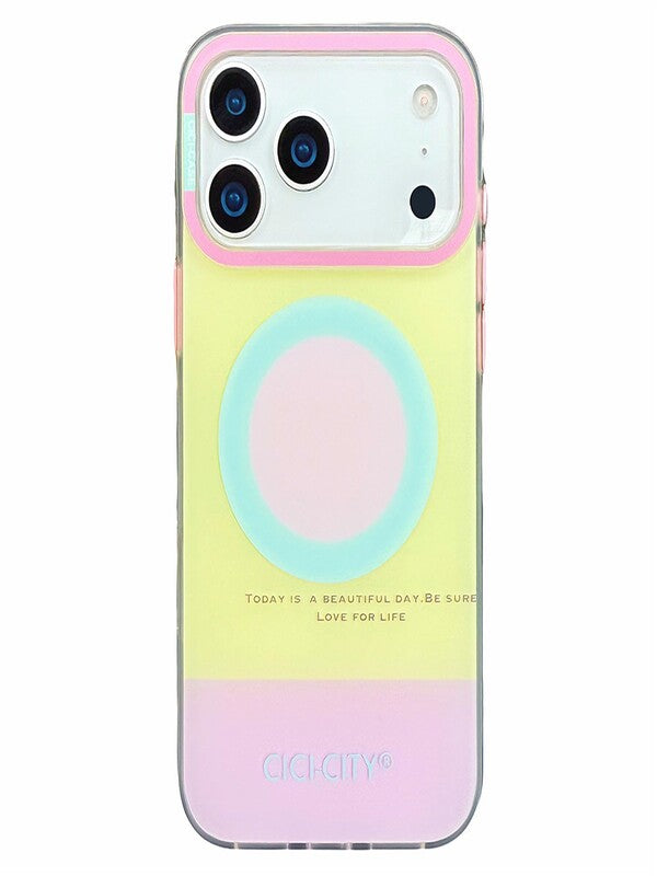 MagSafe Magnetic Shockproof Phone Case with Camera Lens Protection & Transparent Gradient Design for iPhone