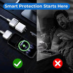 Smart Auto Cut-Off USB-C Charging Adapter | 140W Fast Charging Battery Protector | Automatic Power Off Charger