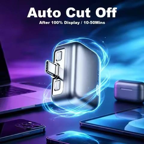 Smart Auto Cut-Off USB-C Charging Adapter | 140W Fast Charging Battery Protector | Automatic Power Off Charger
