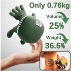 Portable Neck & Shoulder Massager with Heat | Deep Tissue Kneading Massage Pillow | USB Rechargeable Body Massager