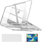 MacBook Air 13 inch Crystal Clear Case 2020 2019 2018 A2337 M1 A2179 A1932, Plastic Hard