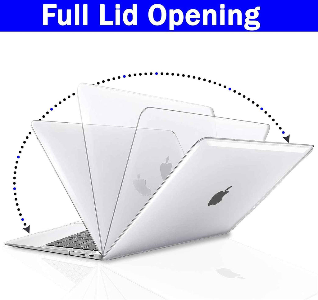 MacBook Air 13 inch Crystal Clear Case 2020 2019 2018 A2337 M1 A2179 A1932, Plastic Hard